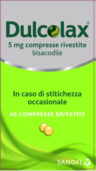 DULCOLAX*40CPR RIV 5MG