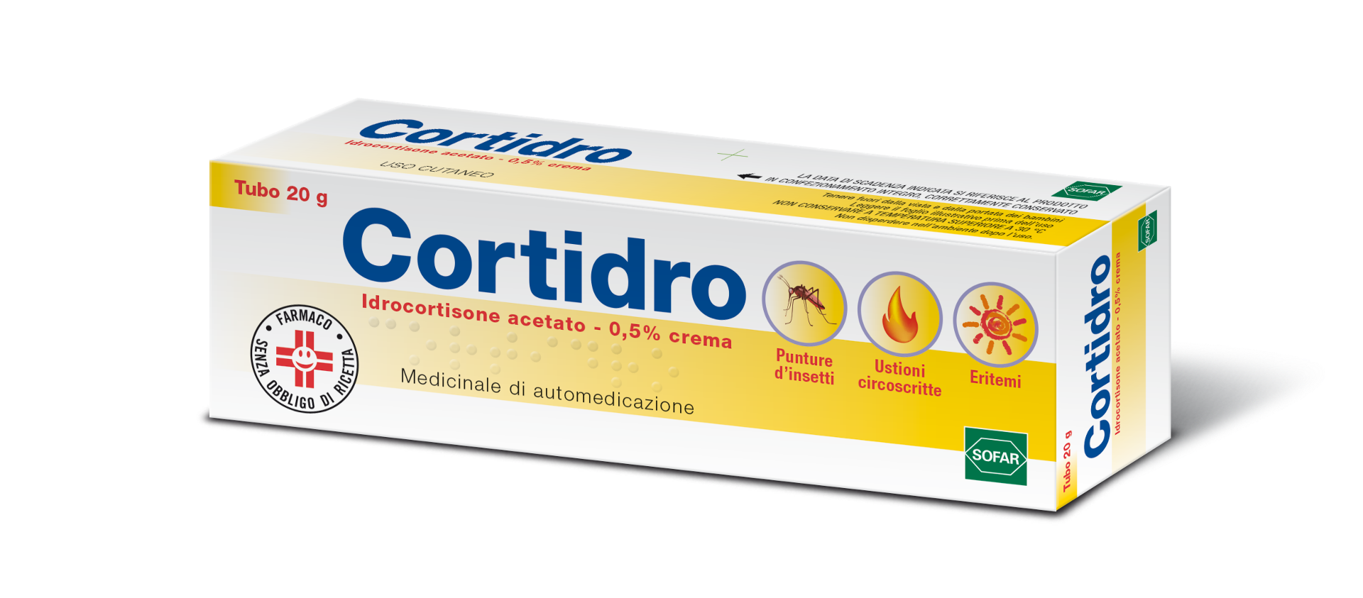 CORTIDRO*CREMA 20G 0,5%