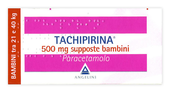 TACHIPIRINA*BB 10SUPP 500MG