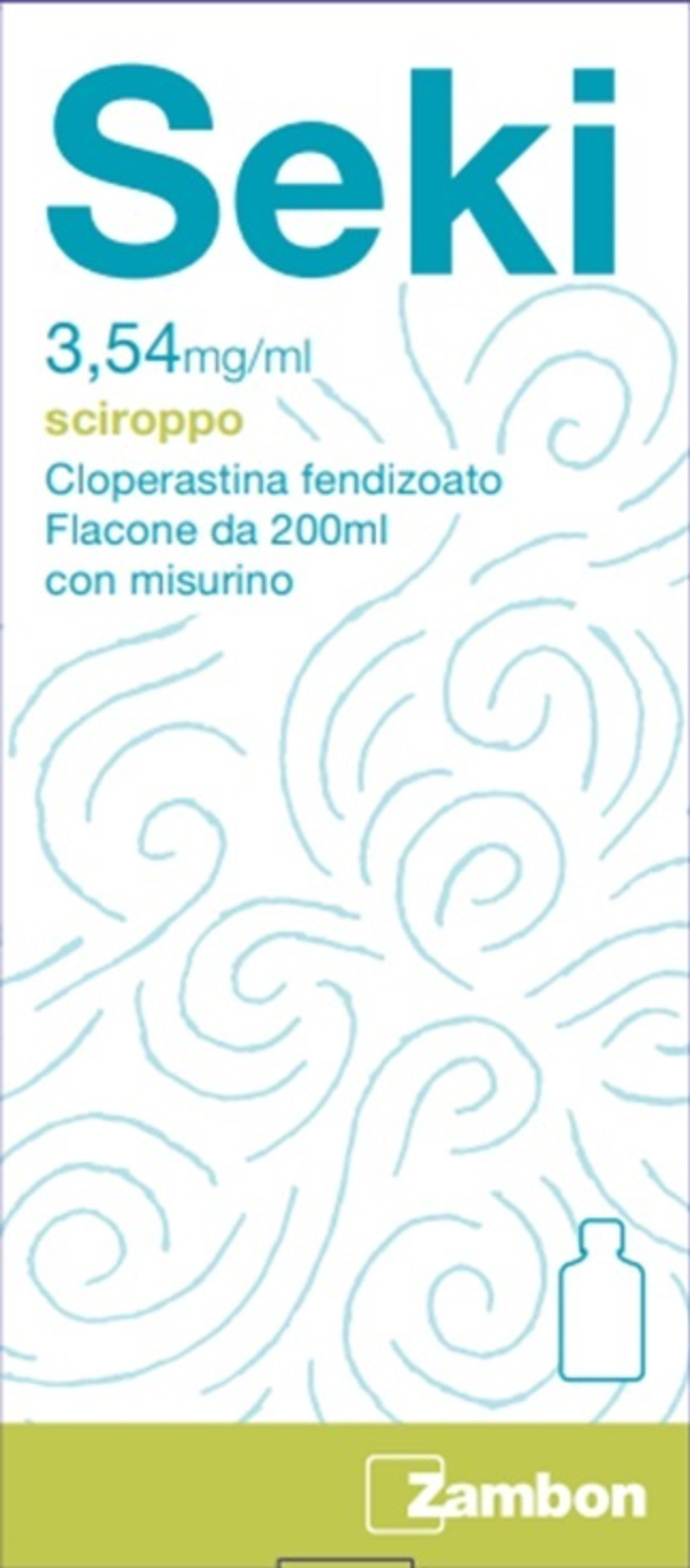 SEKI*SCIR FL 200ML 3,54MG/ML