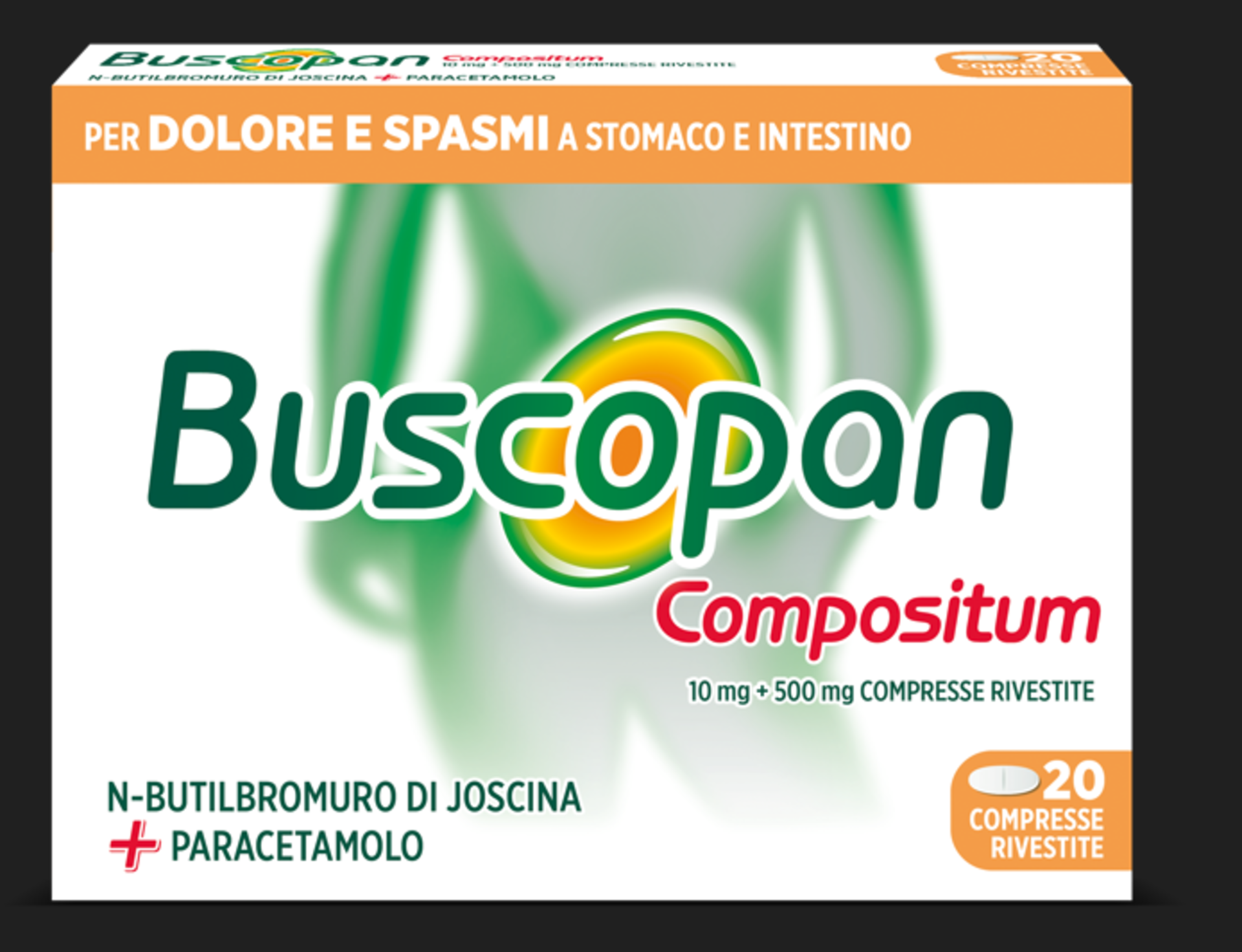 BUSCOPAN COMPOSITUM*20CPR RIV