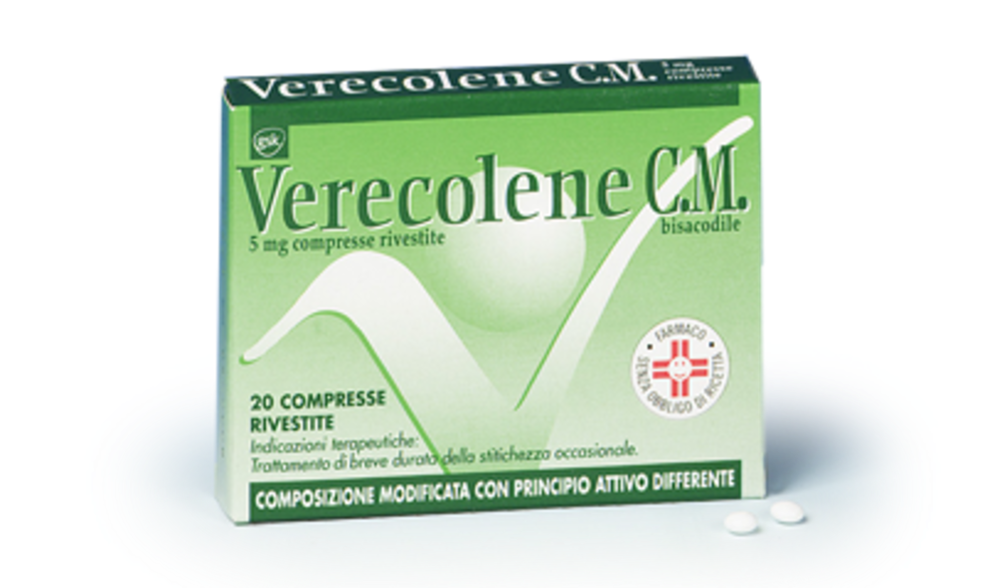 VERECOLENE CM*20CPR RIV 5MG