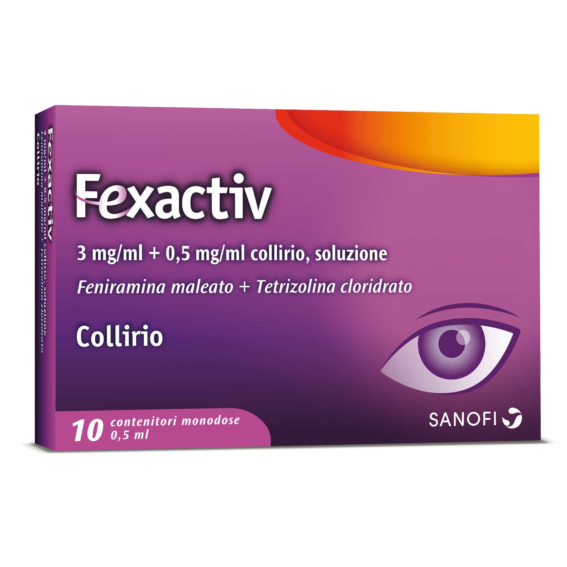FEXACTIV*COLLIRIO 10FL 0,5ML