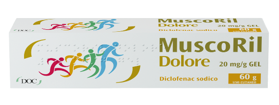MUSCORIL DOLORE*GEL 60G 20MG/G