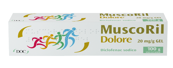 MUSCORIL DOLORE*GEL100G 20MG/G