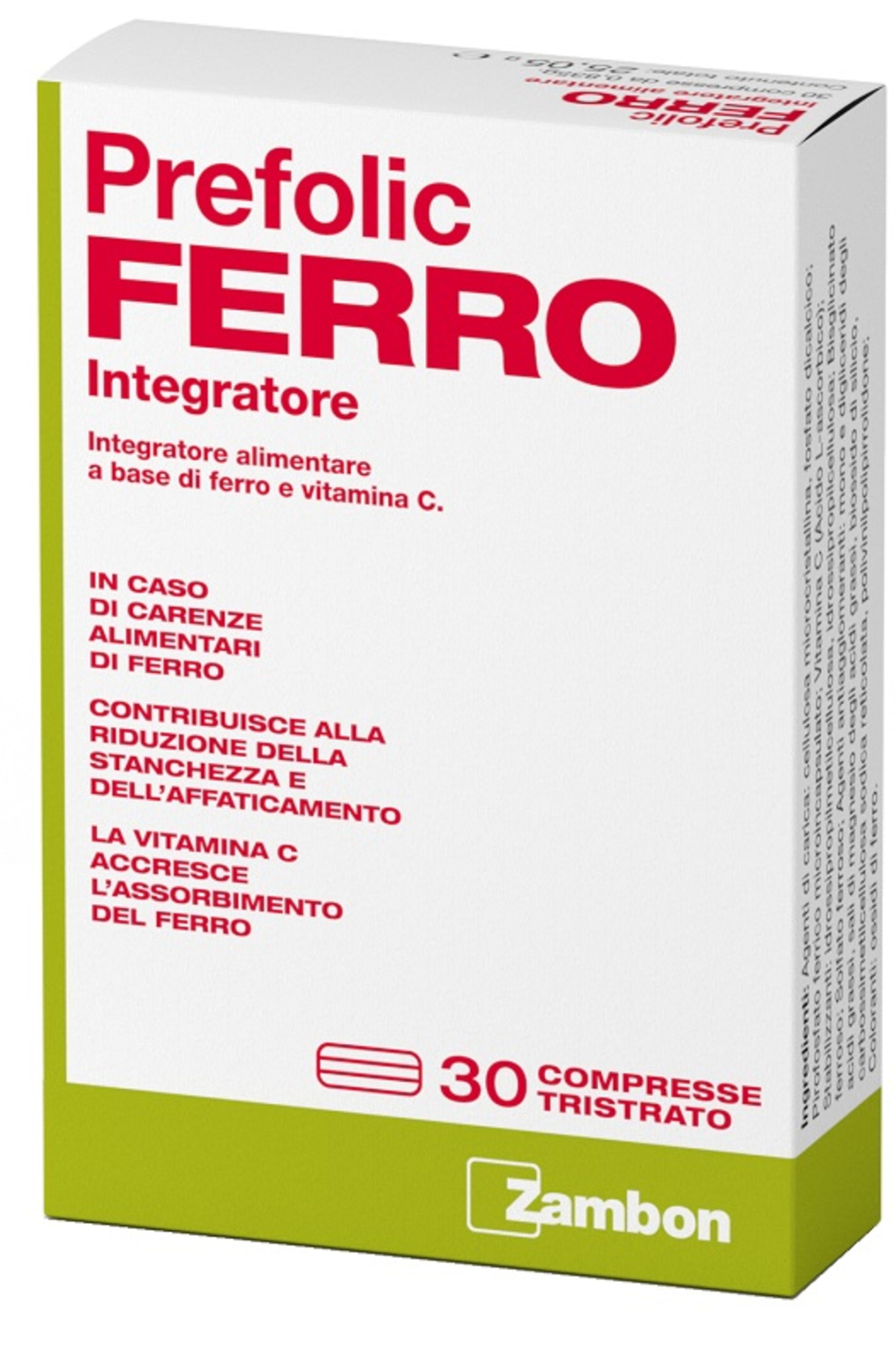 PREFOLIC FERRO 30CPR