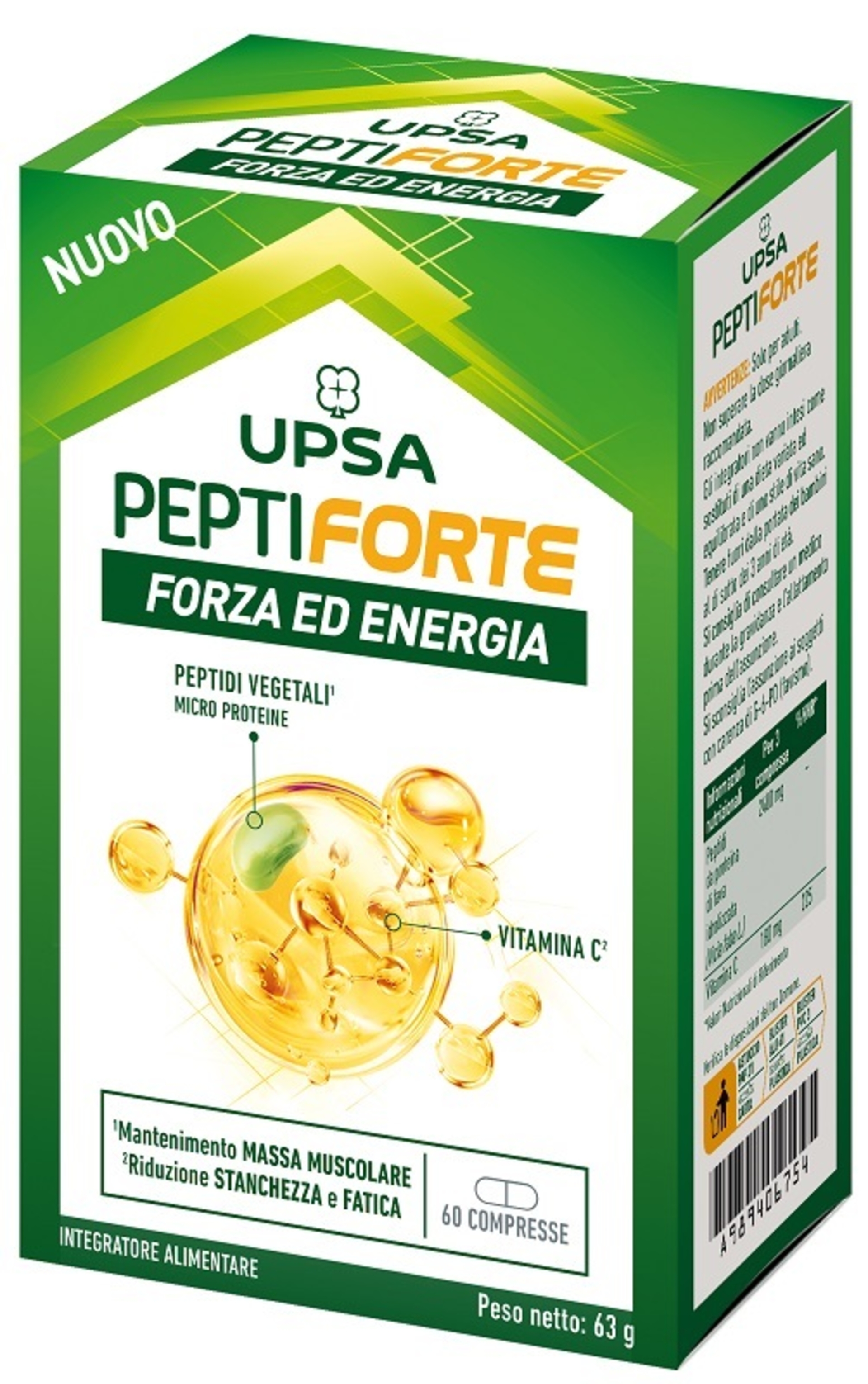 UPSA PEPTIFORTE 60CPR