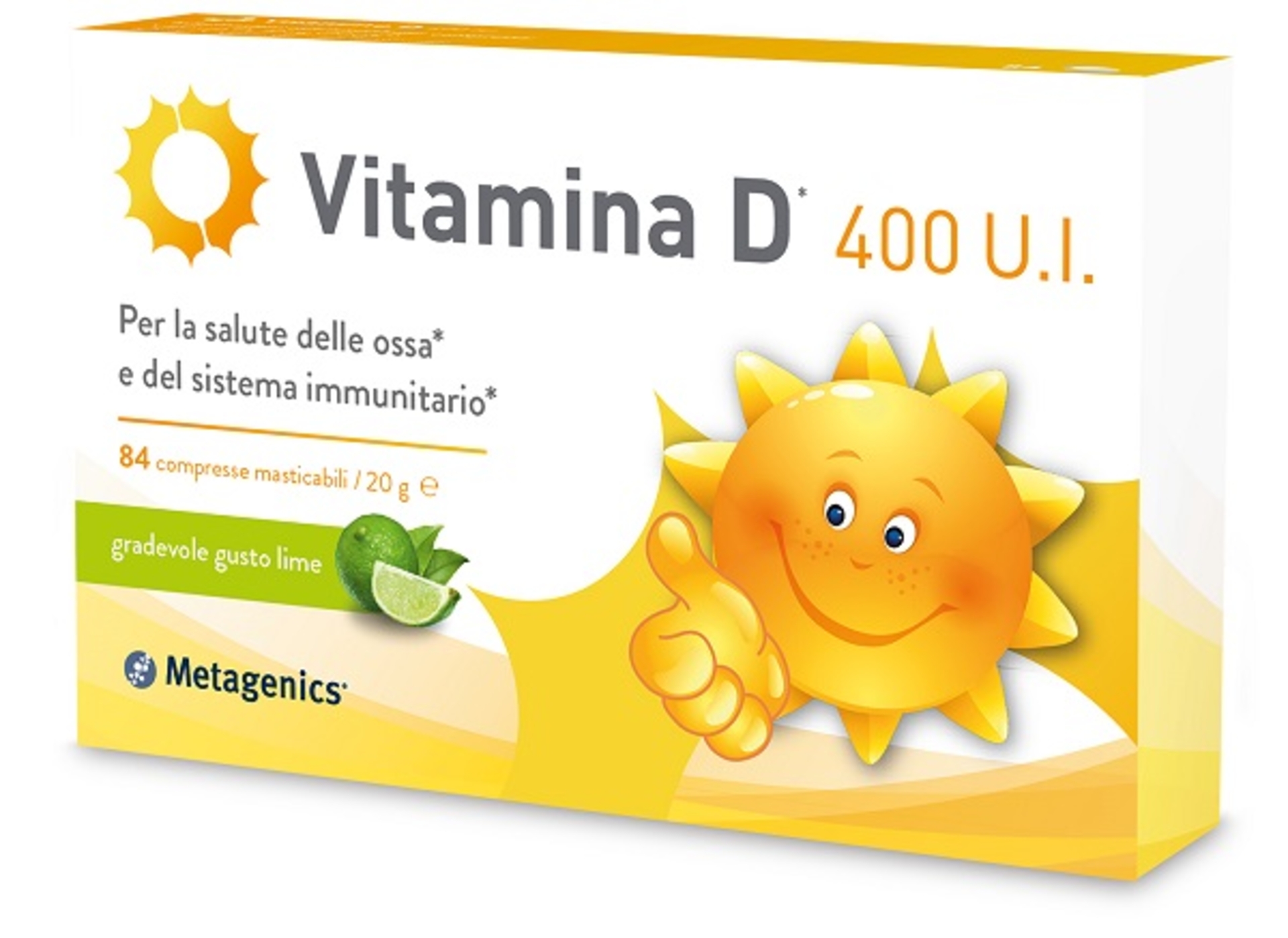 VITAMINA D 400 UI 84CPR MASTIC