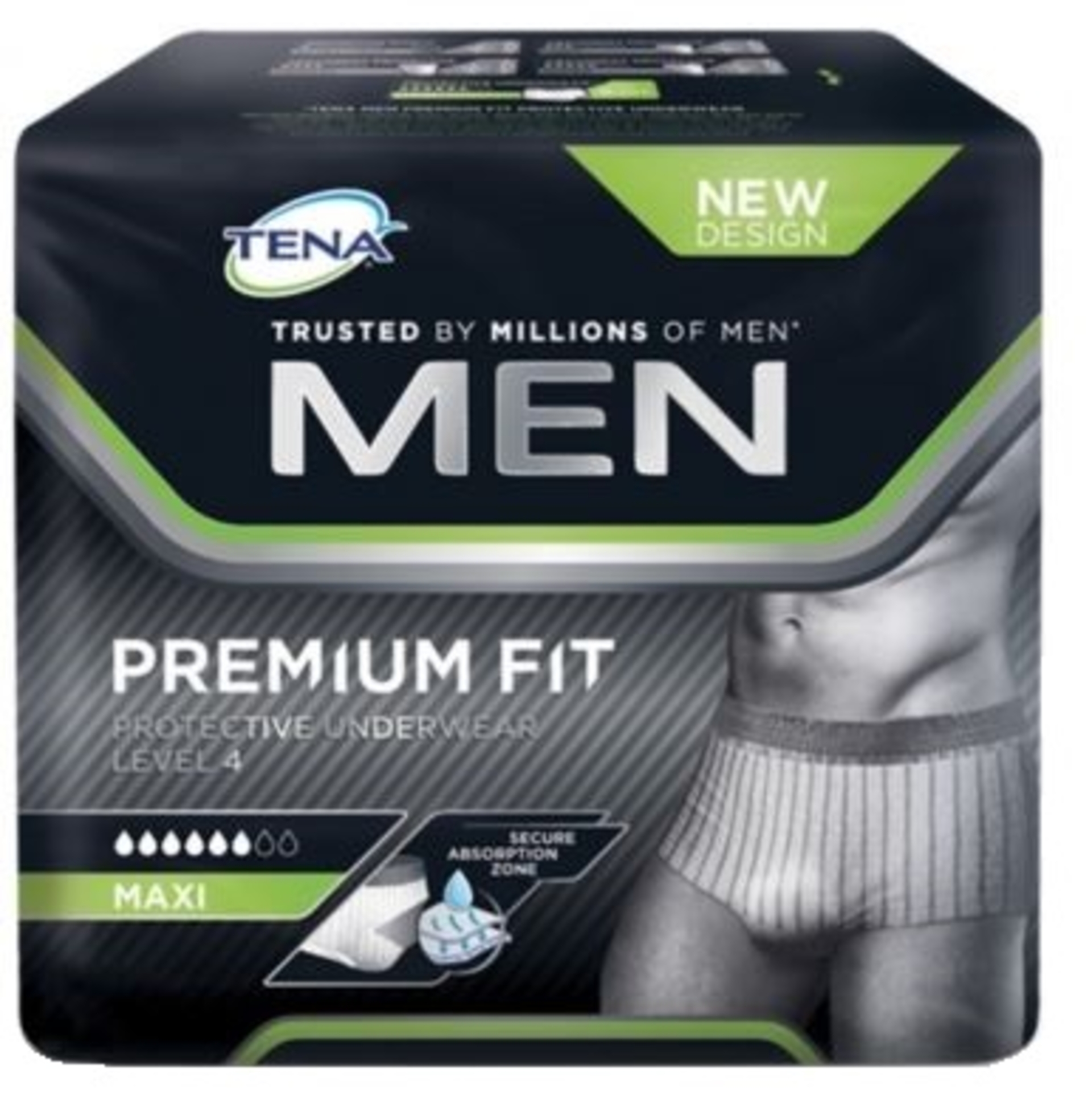 TENA MEN PREM FIT LIV4 S/M 10P