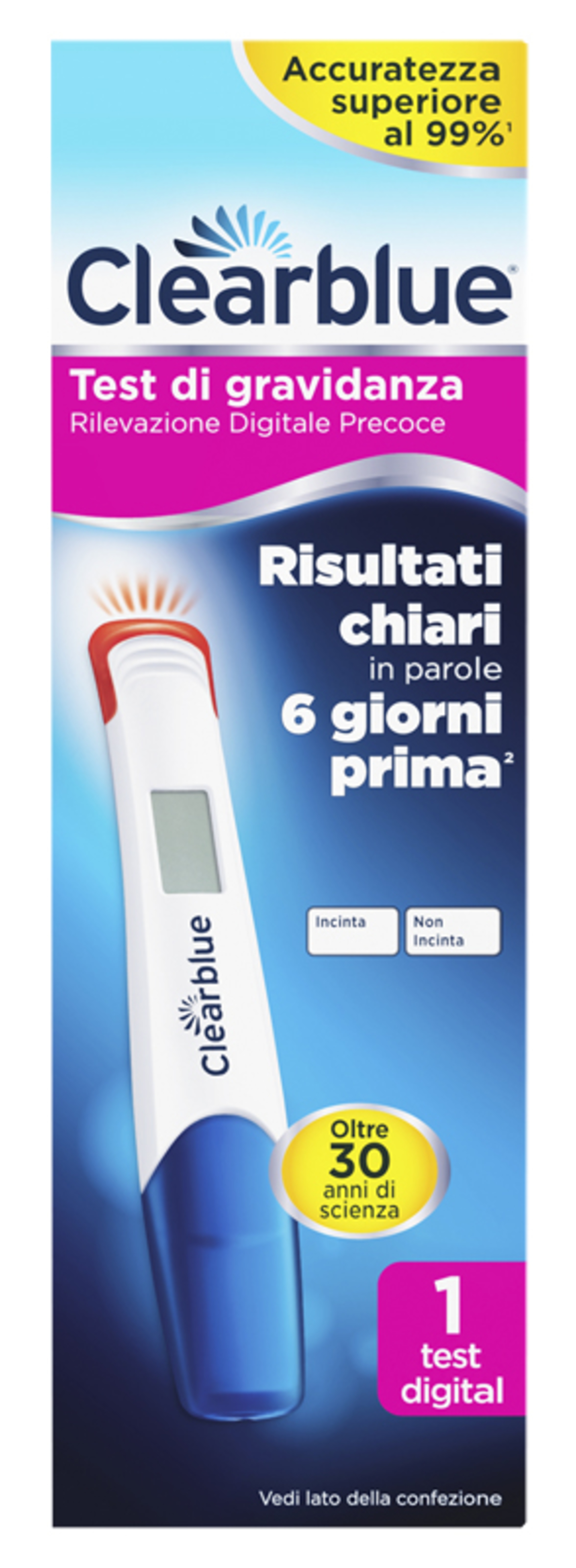 CLEARBLUE RILEVAZIONE PREC DIG