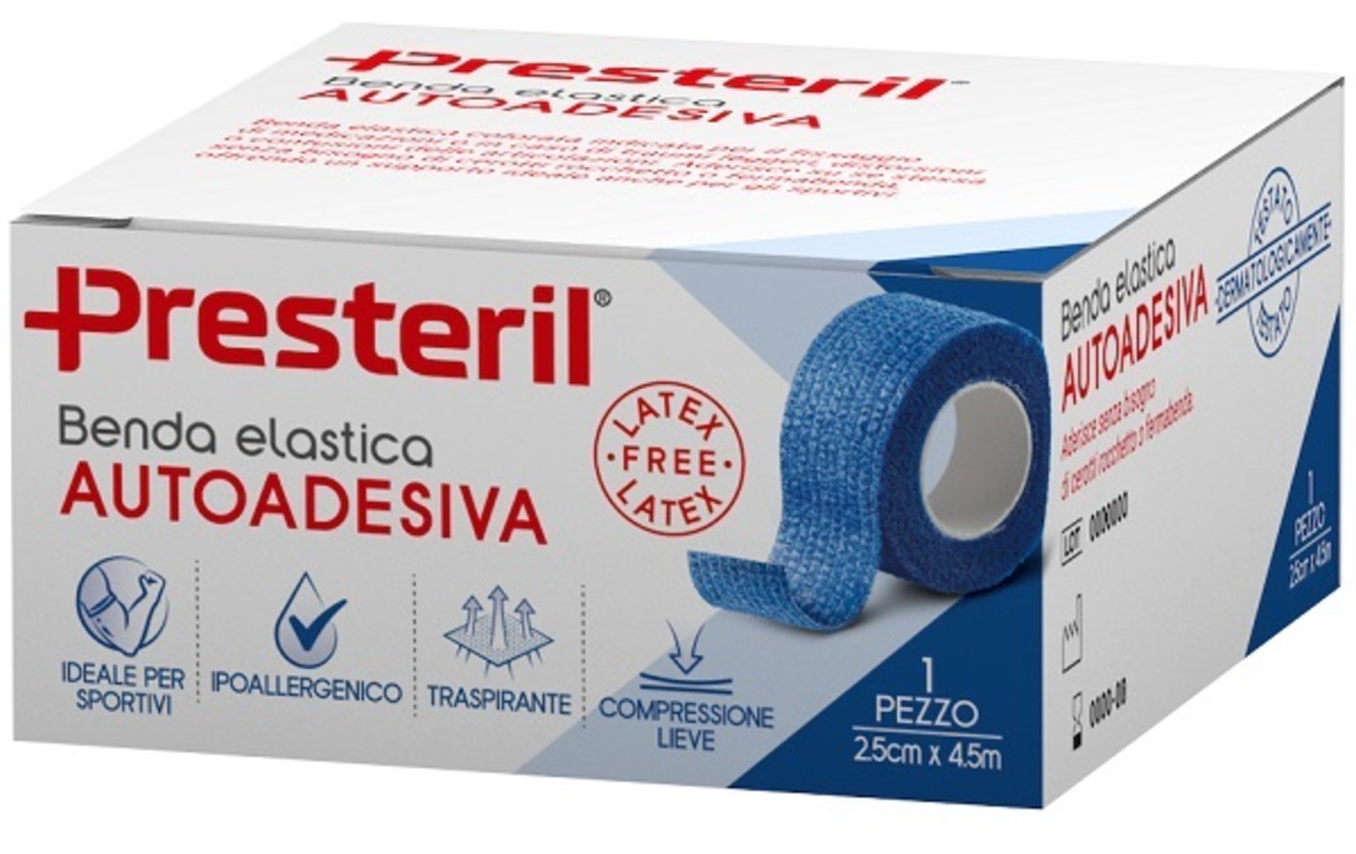 PRESTERIL BENDA EL 2,5X450 BLU