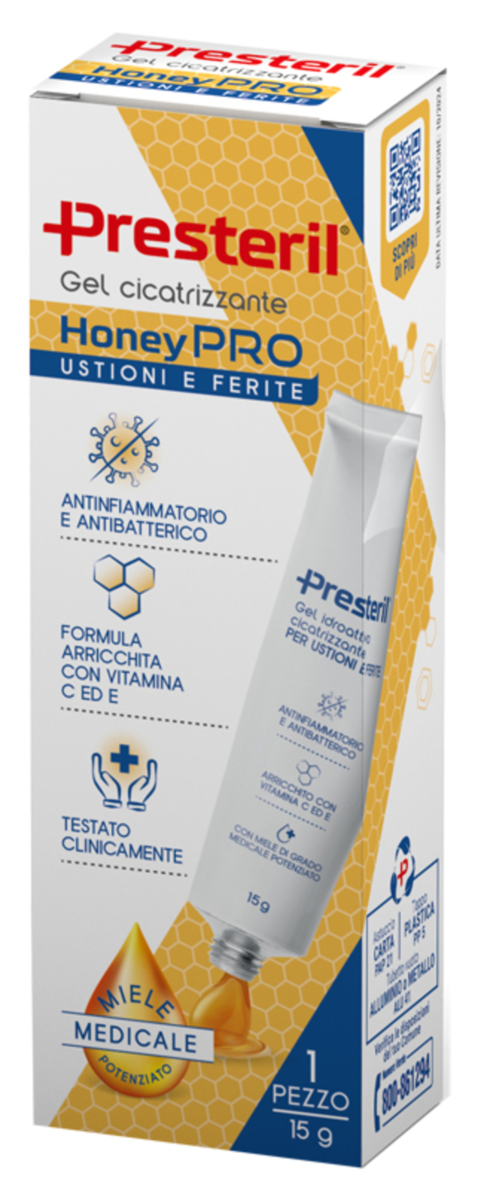 PRESTERIL HONEYPRO GEL CICATR