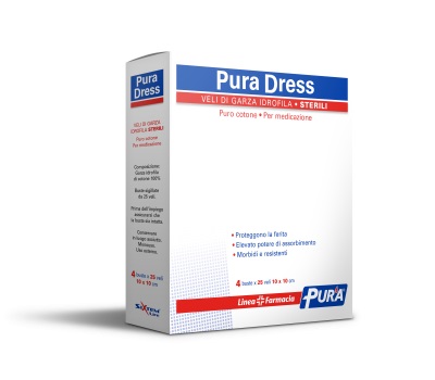 PURA SOFT GARZA 10X10CM 100PZ