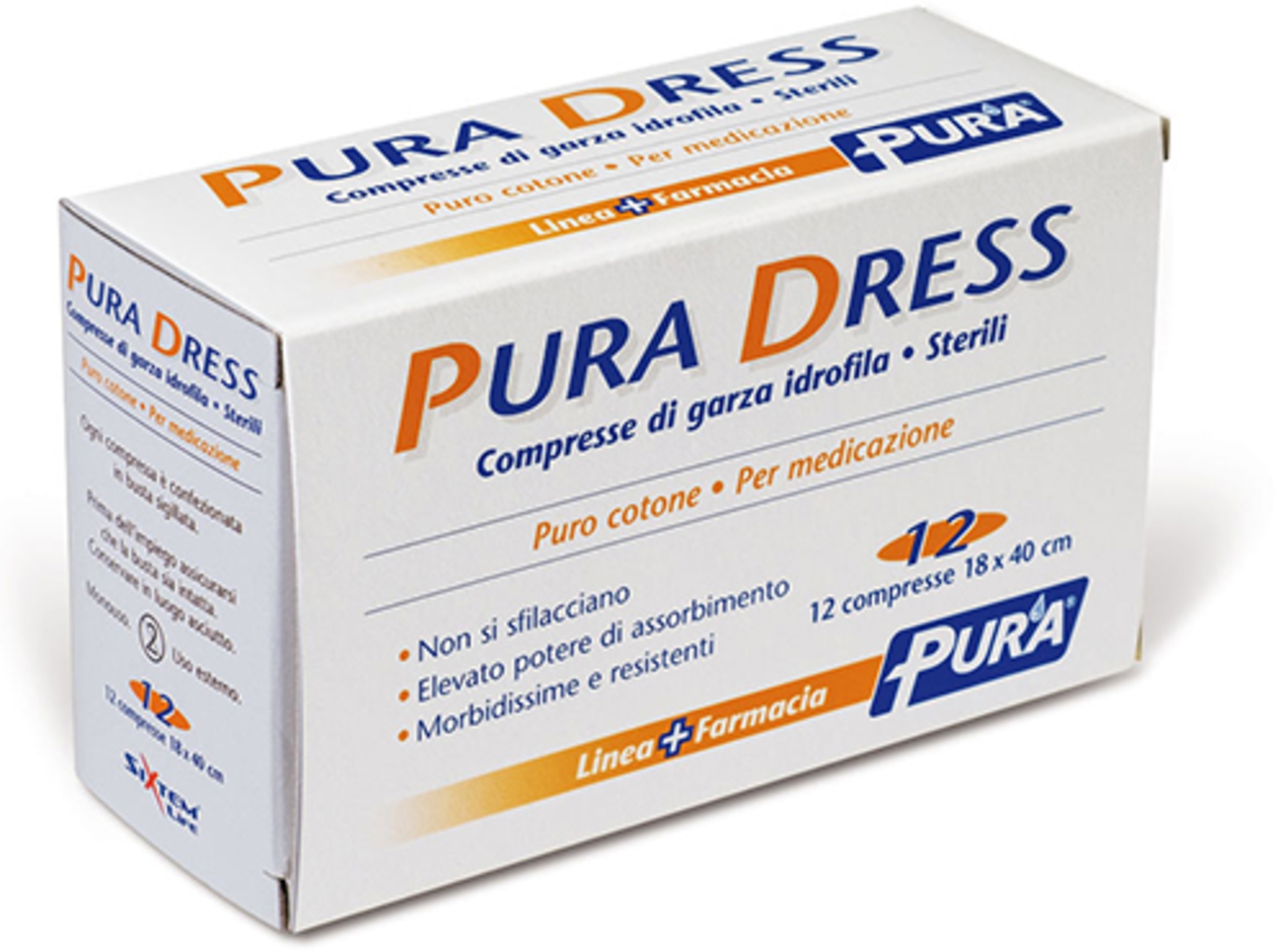 PURA DRESS GARZA 18X40CM 12PZ
