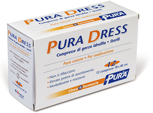 PURA DRESS GARZA 18X40CM 12PZ
