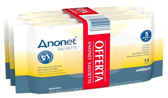 ANONET SALVIETTE 3X15PZ