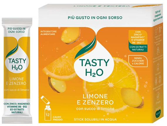 TASTY H2O LIMONE/ZENZ 12STICK