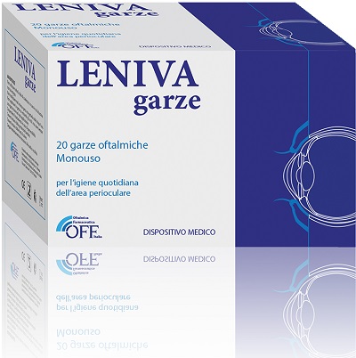 LENIVA GARZE OFTALMICHE 20PZ