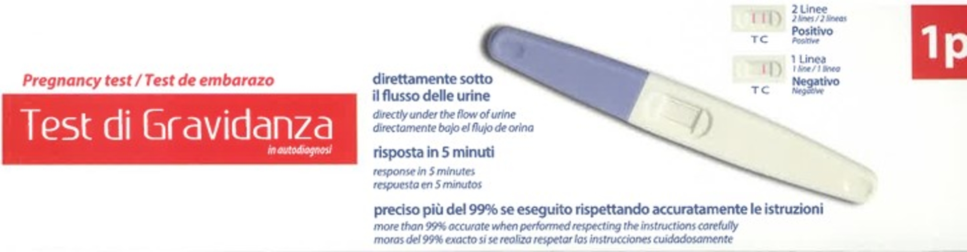 TEST DI GRAVIDANZA 1PZ