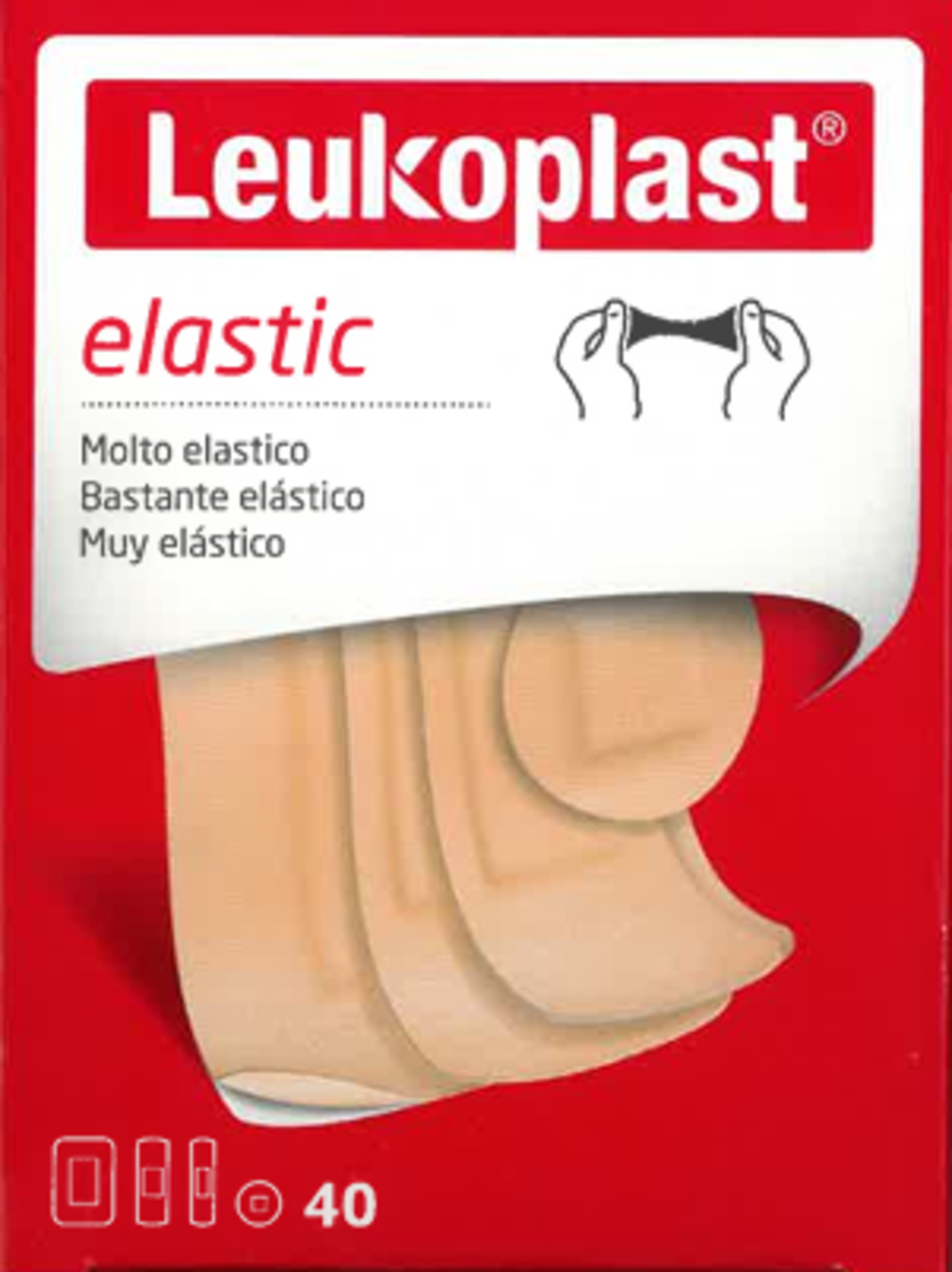 LEUKOPLAST ELASTIC 40PZ ASSORT