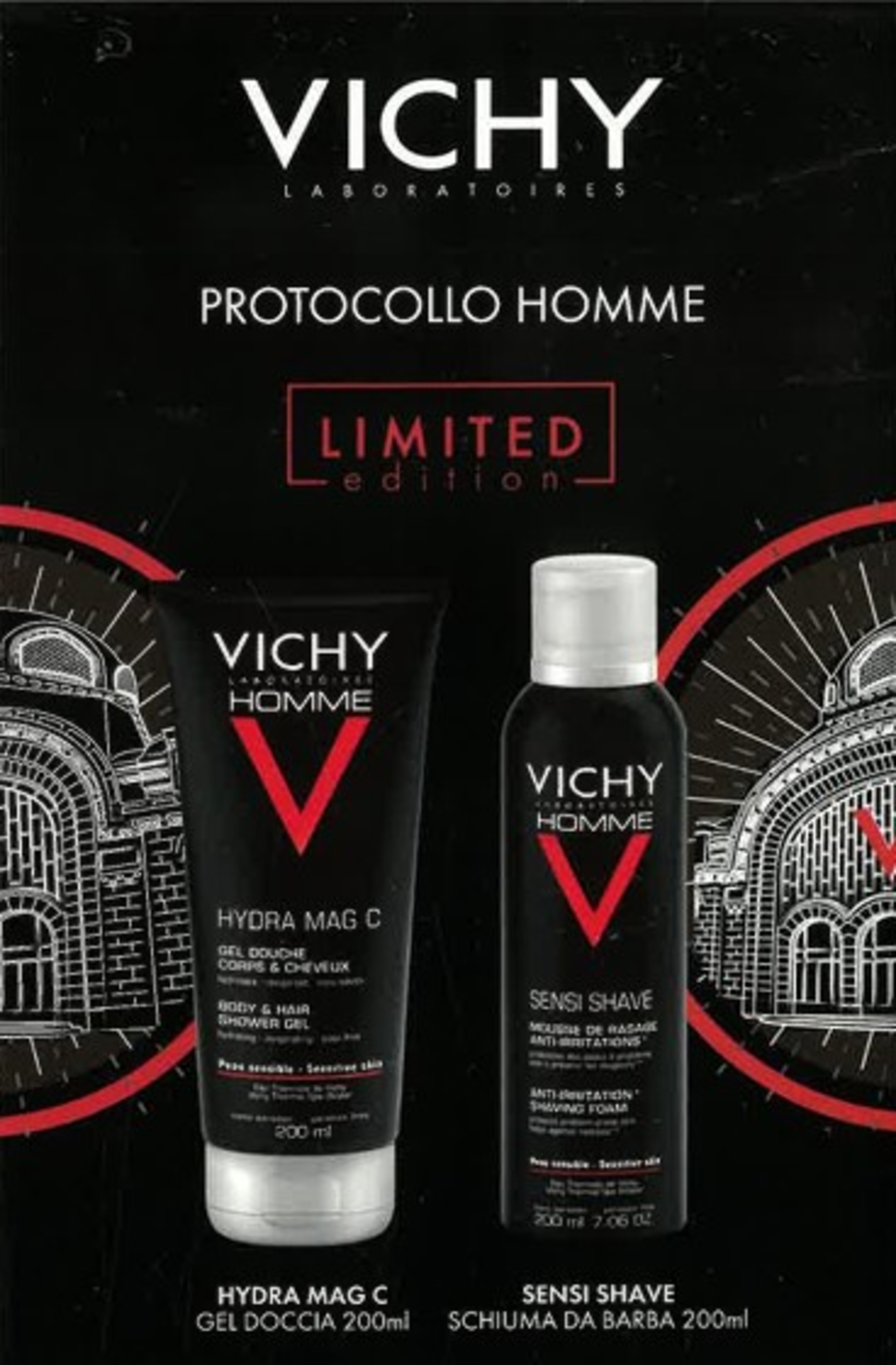VICHY HOMME POCHETTE NATALE 25