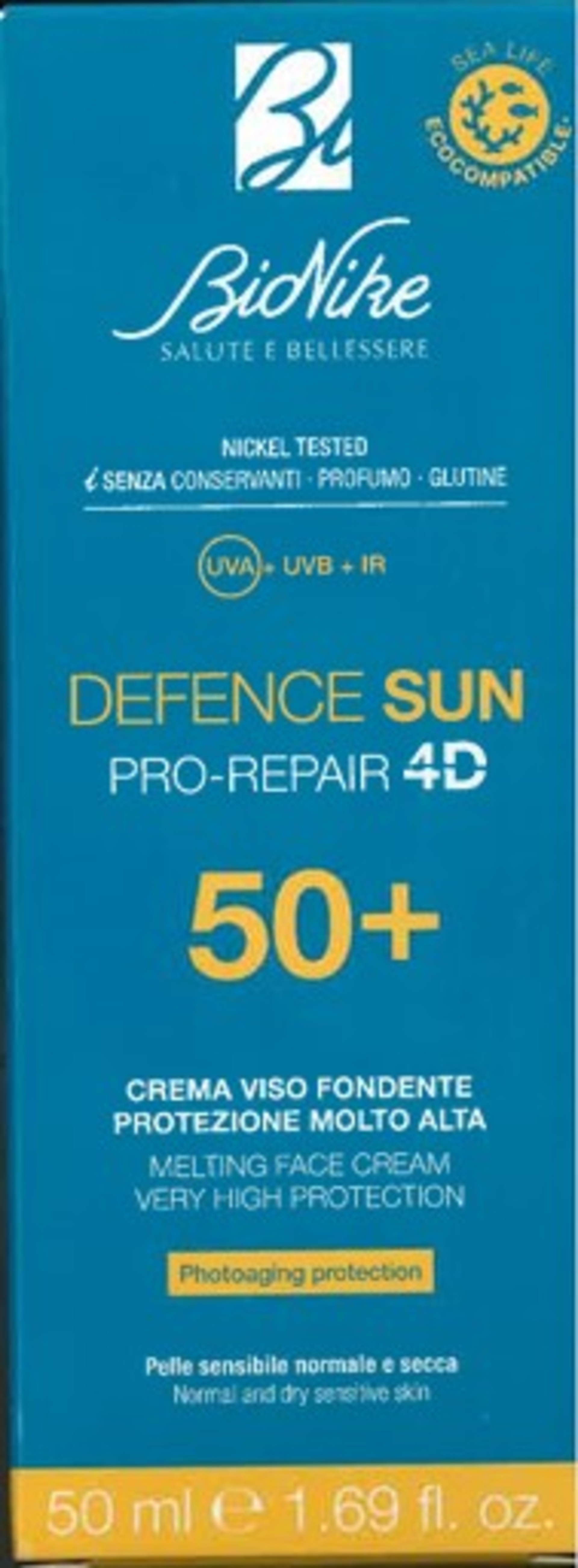 DEFENCE SUN 50+ CR VISO FOND