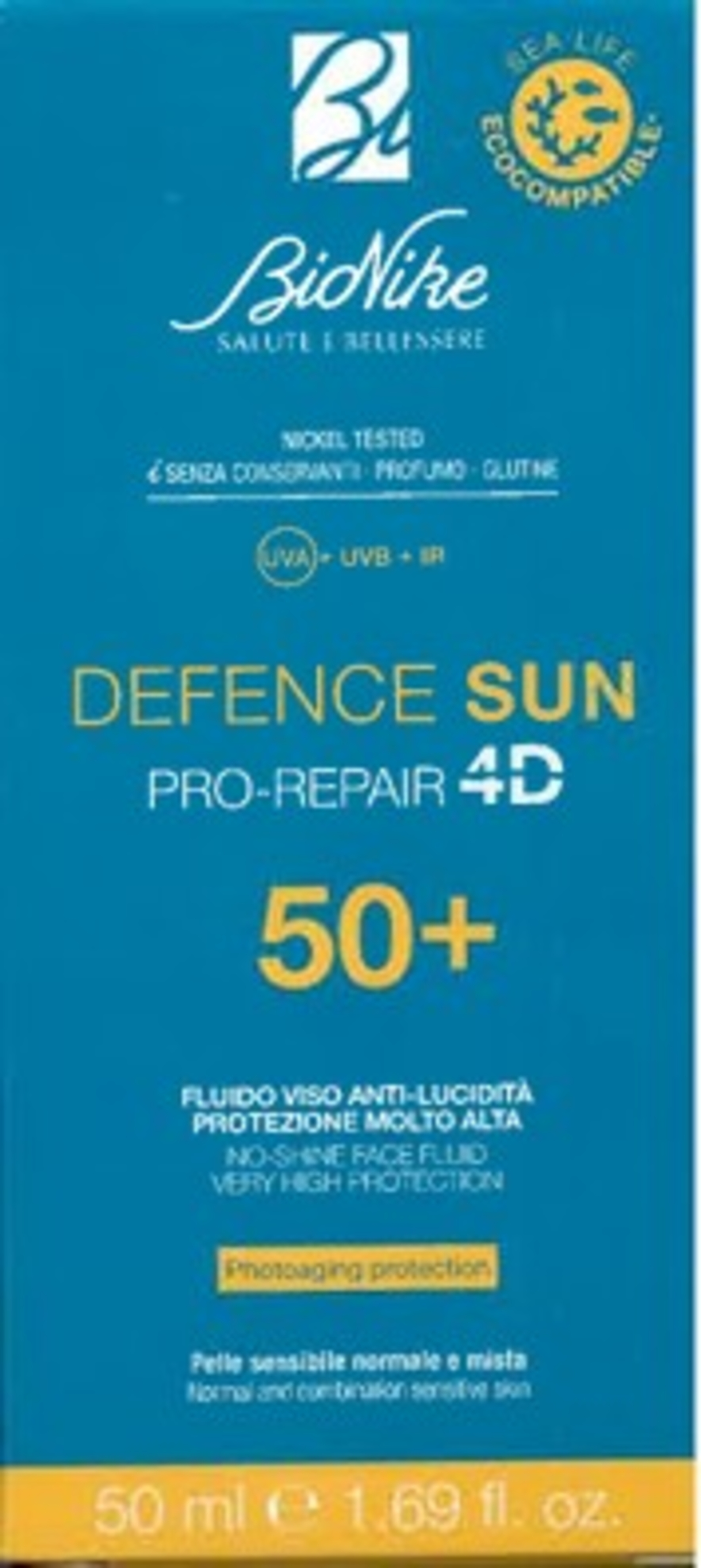 DEFENCE SUN 50+ FLUIDO A/LUCID
