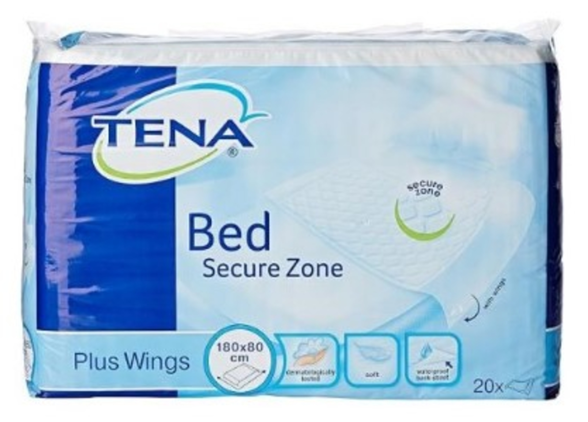 TENA BED PLUS WINGS TRAV80X180