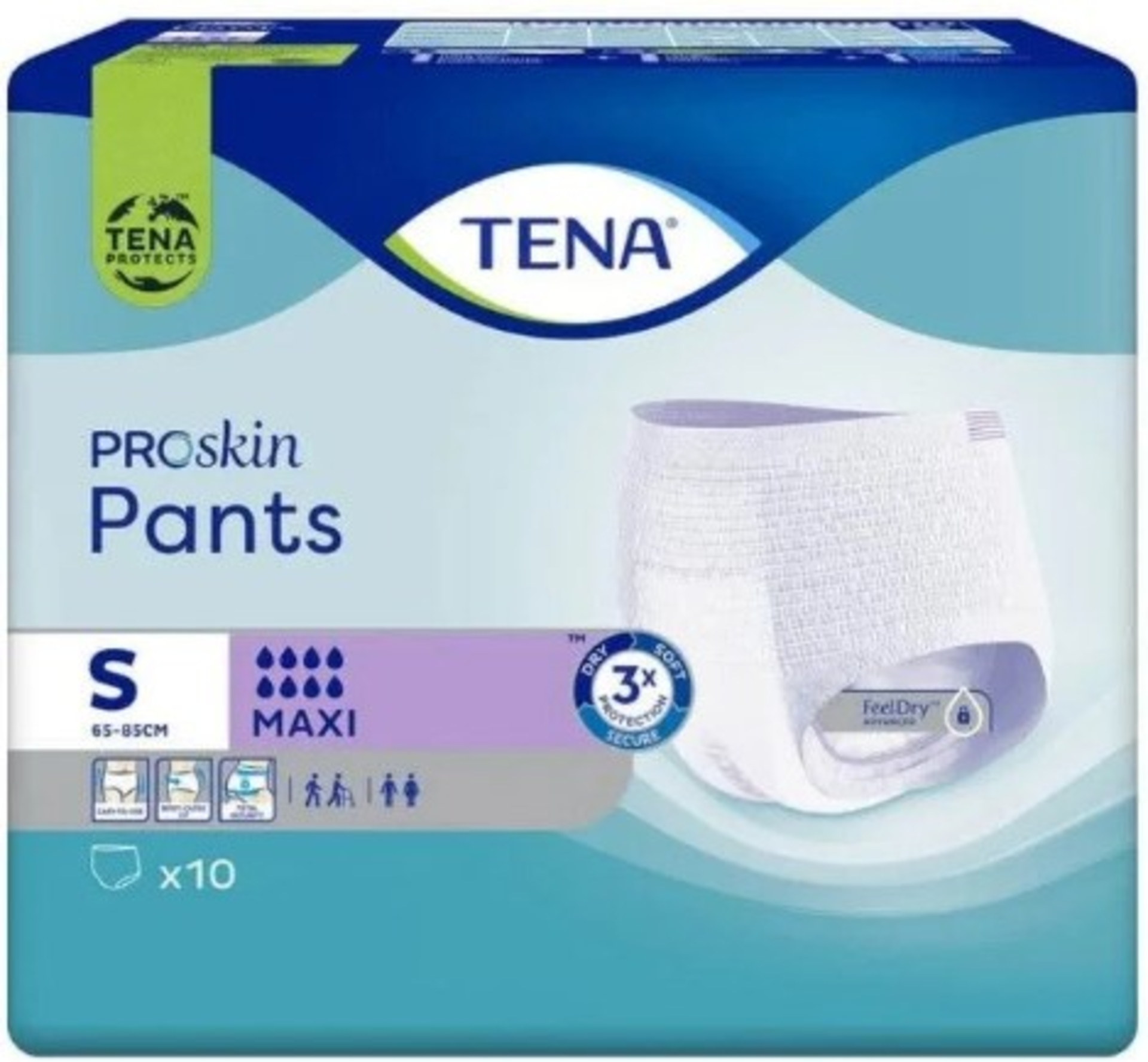 TENA PANTS PANN MAXI S 10PZ