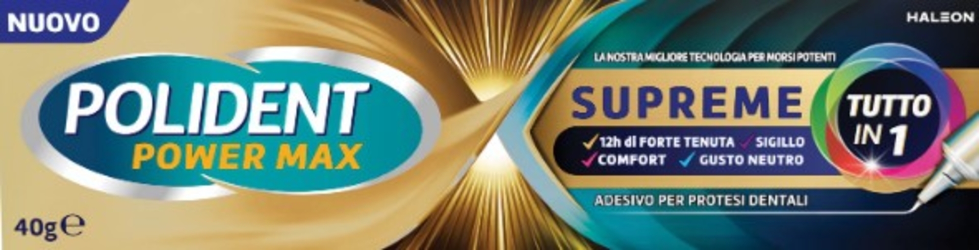 POLIDENT POWER MAX SUPREME 40G