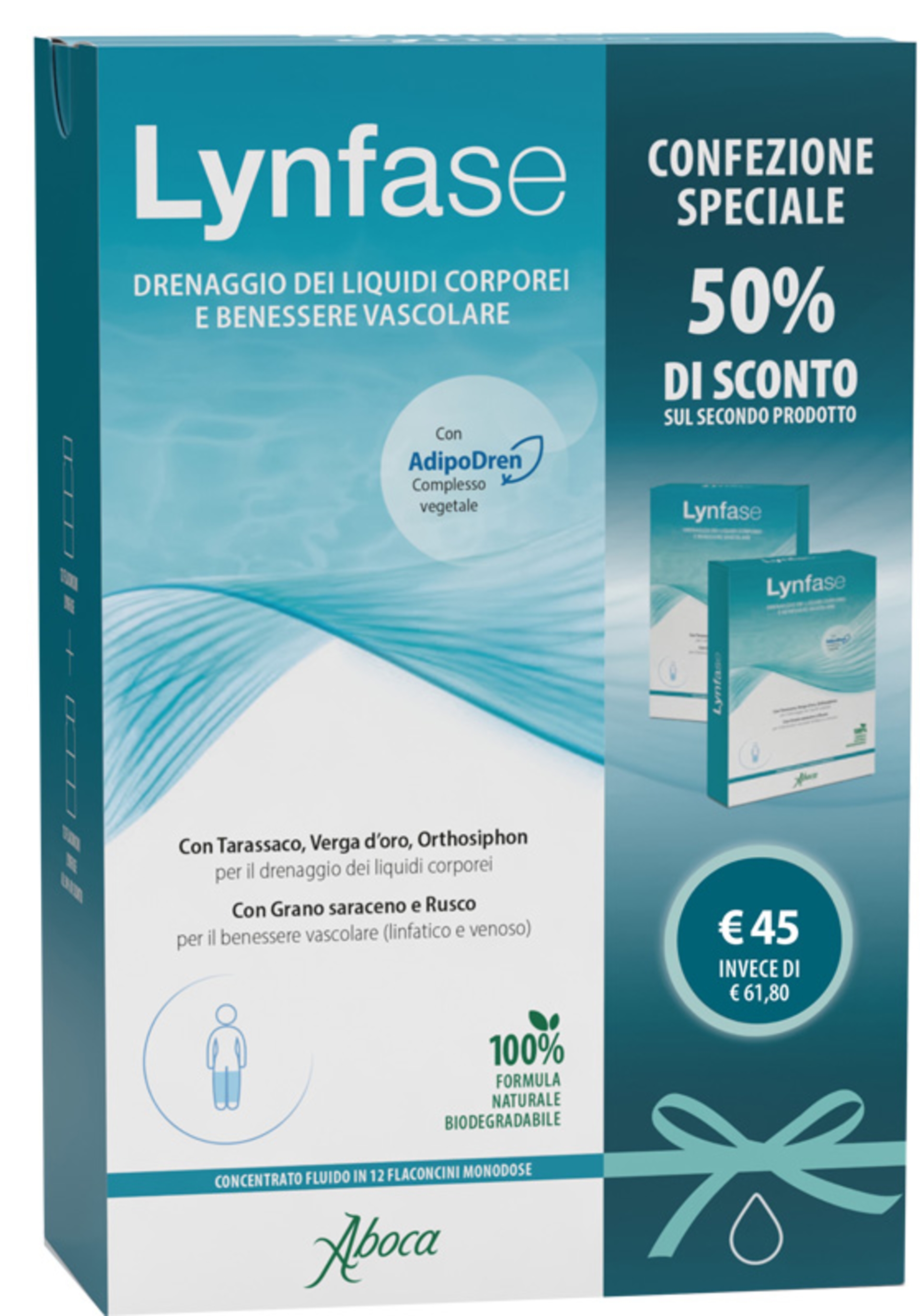 LYNFASE FLACONCINI CS 1+50%