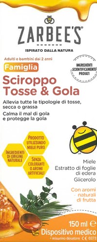 ZARBEE'S TOSSE GOLA SCIROPPO