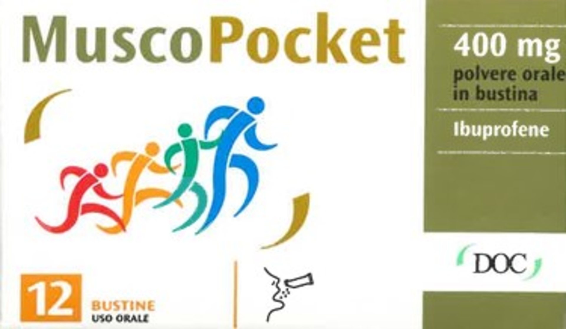 MUSCOPOCKET*OS 12BUST 400MG