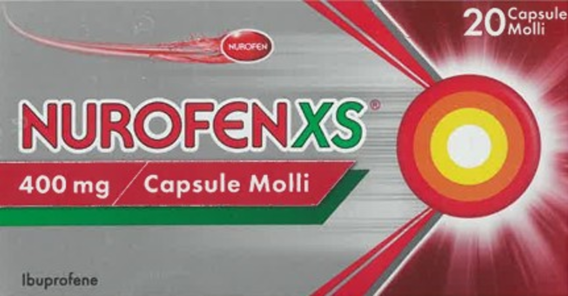 NUROFENXS*20CPS MOLLI 400MG