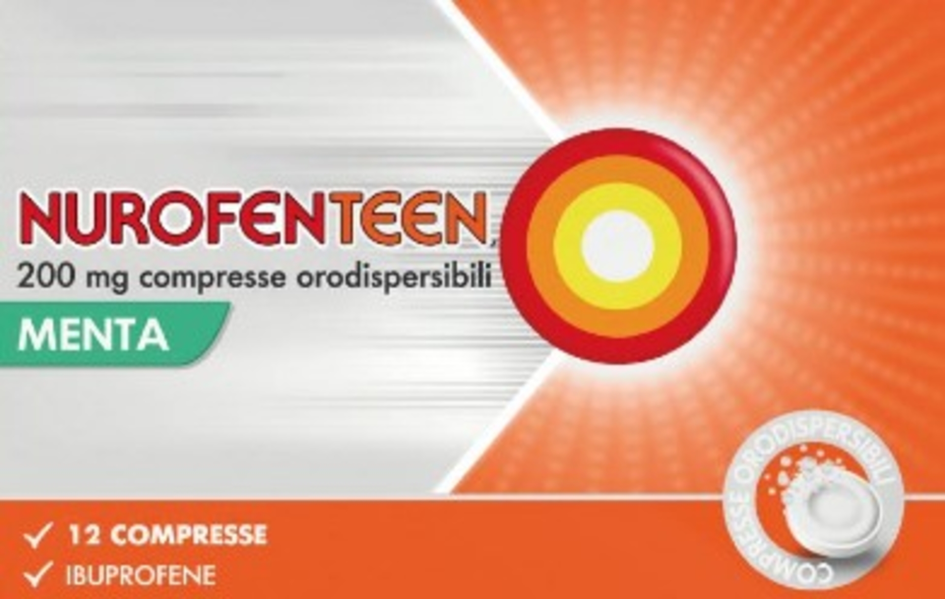 NUROFENTEEN*12CPR OROD 200MG M