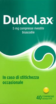 DULCOLAX*40CPR RIV 5MG