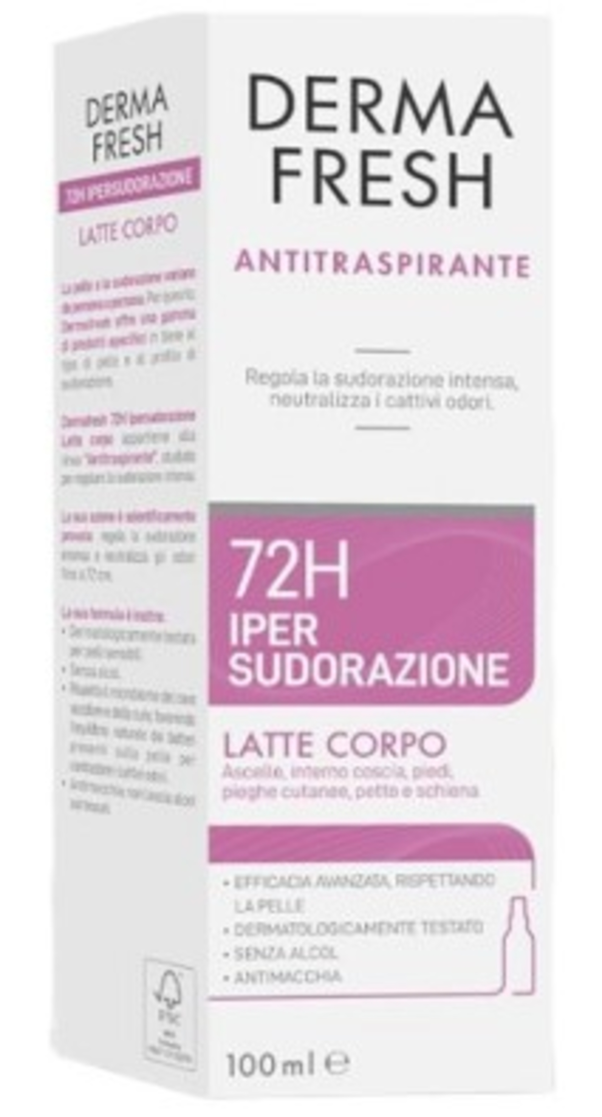 DERMAFRESH 72H IPERSUD LATTE