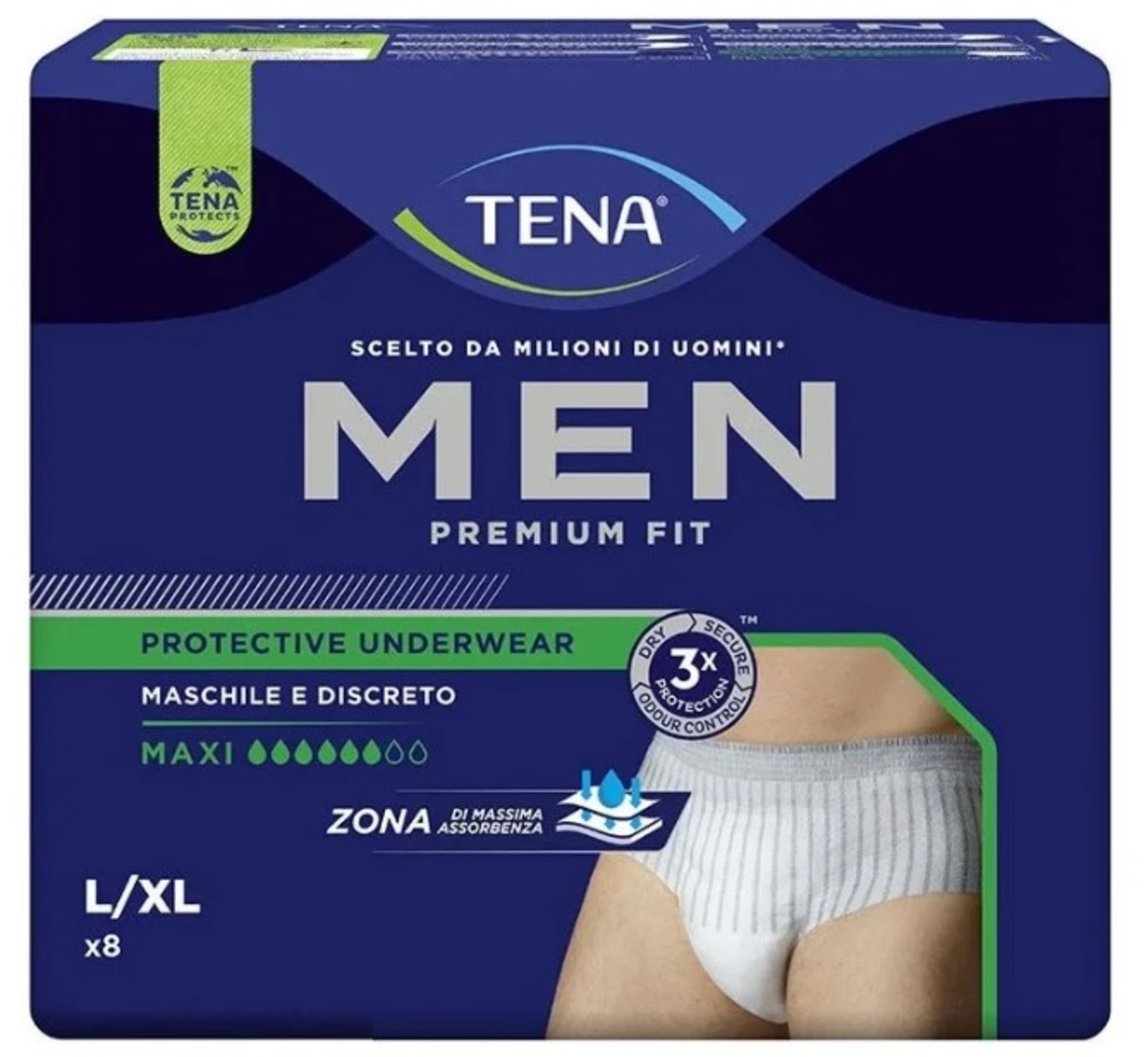 TENA MEN PREM FIT LIV4 L/XL 8P