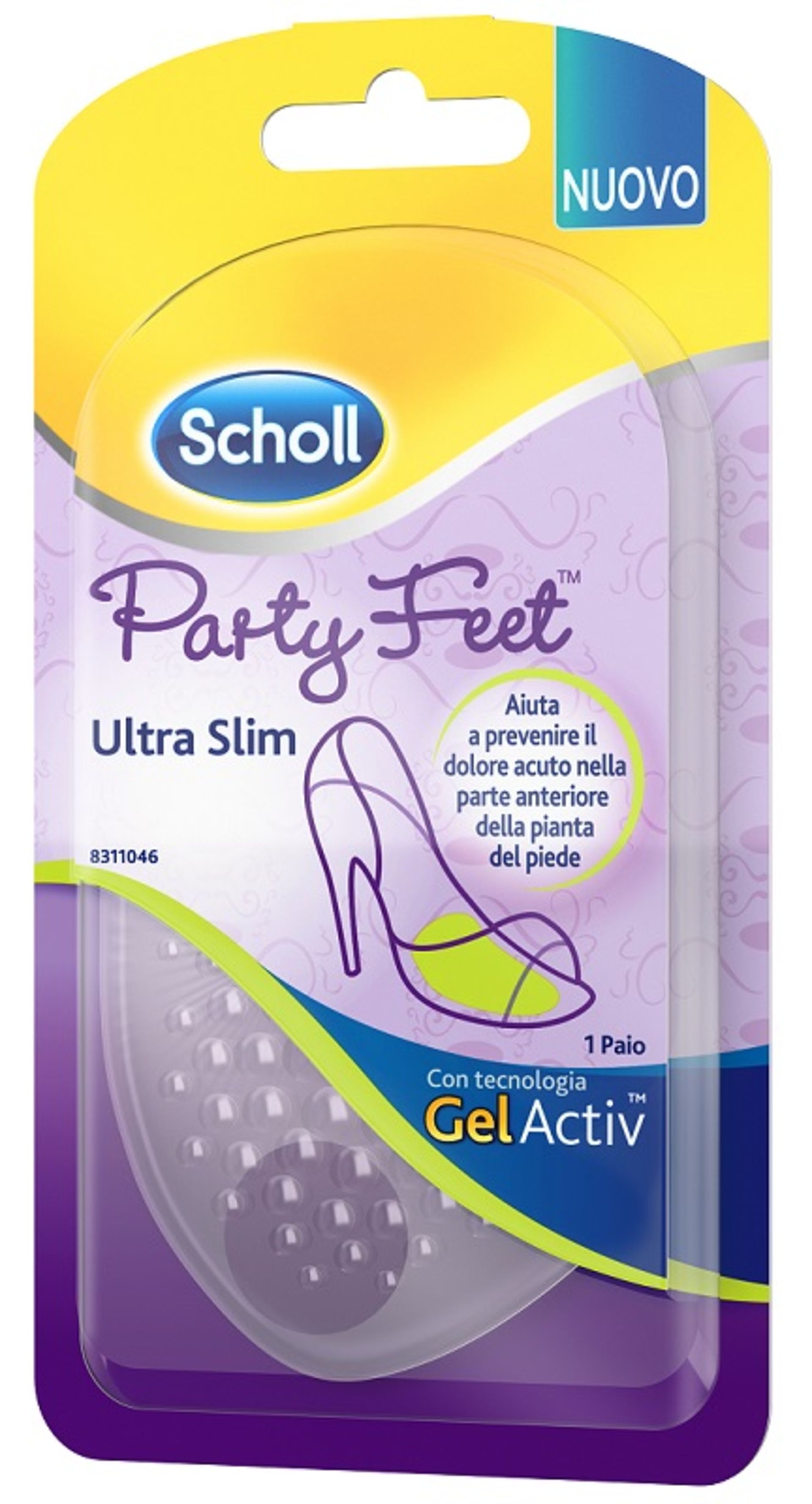 SCHOLL PARTY FEET GEL ACTIV US