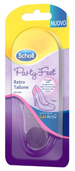 SCHOLL PARTY FEET GEL ACT R/TA