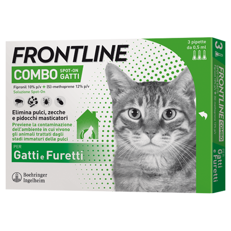 FRONTLINE COMBO*3PIP GATTI/FUR