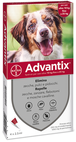 ADVANTIX SPOT ON*4PIP 10-25KG