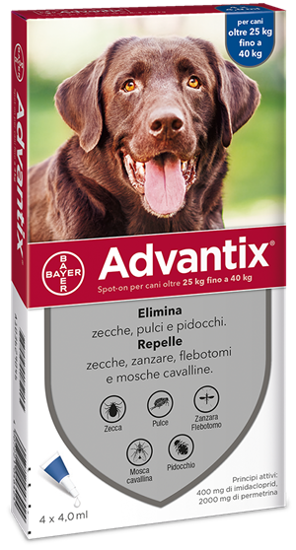 ADVANTIX SPOT ON*4PIP 25-40KG